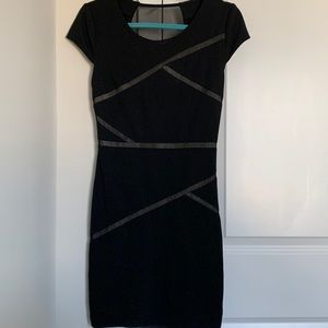 Black mini dress